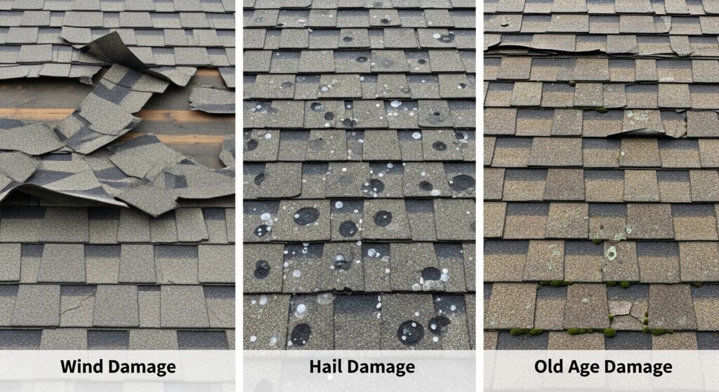 Roof Damage: Wind, Hail, or Age? Davisburg Guide